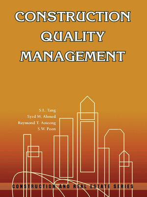 cover image of Construction Quality Management